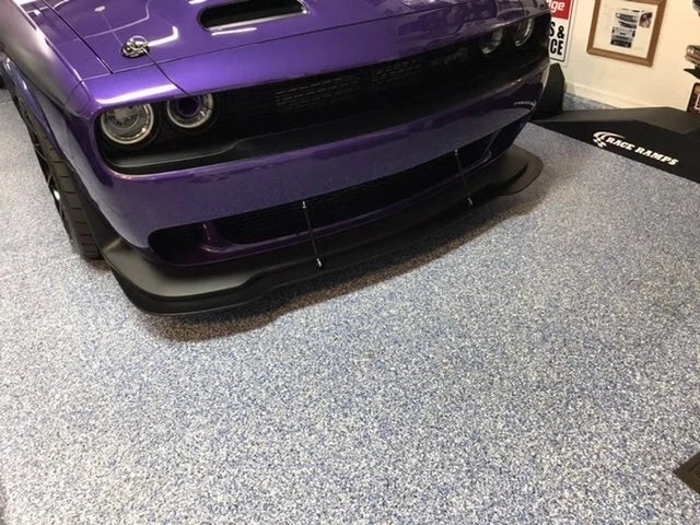 Front Lower Bumper Lip Spoiler Splitter Kit For Dodge Challenger  SRT 2012-2022