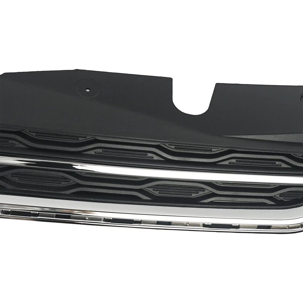 Chrome Front Bumper Grill Upper Lower Grille Kit For 2016 2017 Chevrolet Equinox
