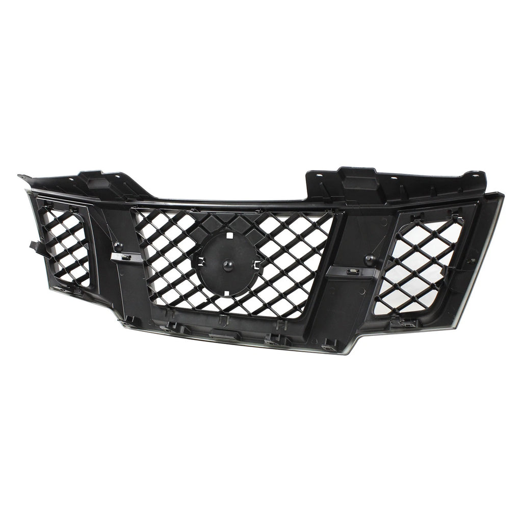 For 2009-2021 Nissan Frontier Front Bumper Upper Grille  62310-ZL00B Gloss Black