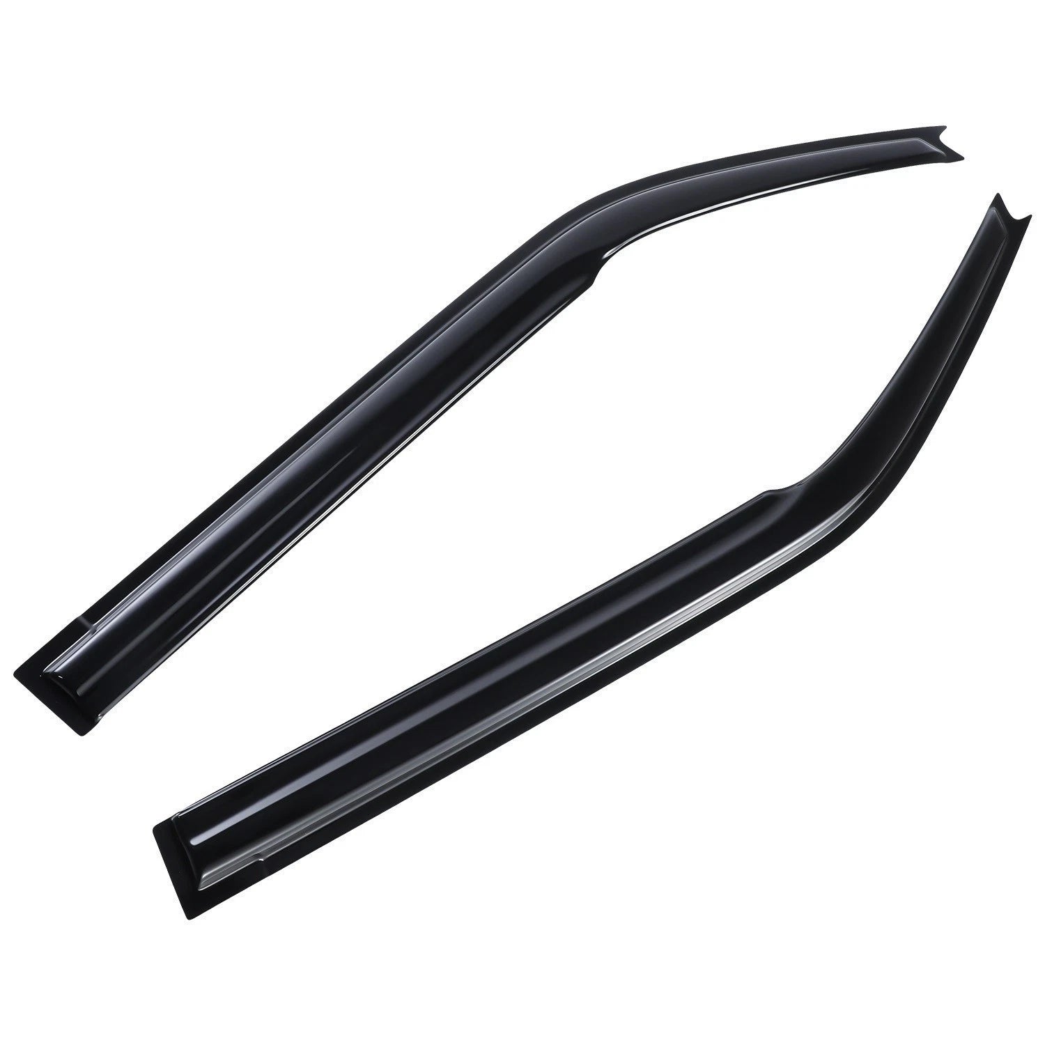 For 2011-2016 Scion TC Coupe 2-Door 3D Wavy Window Visor Vent Shade Rain Guards