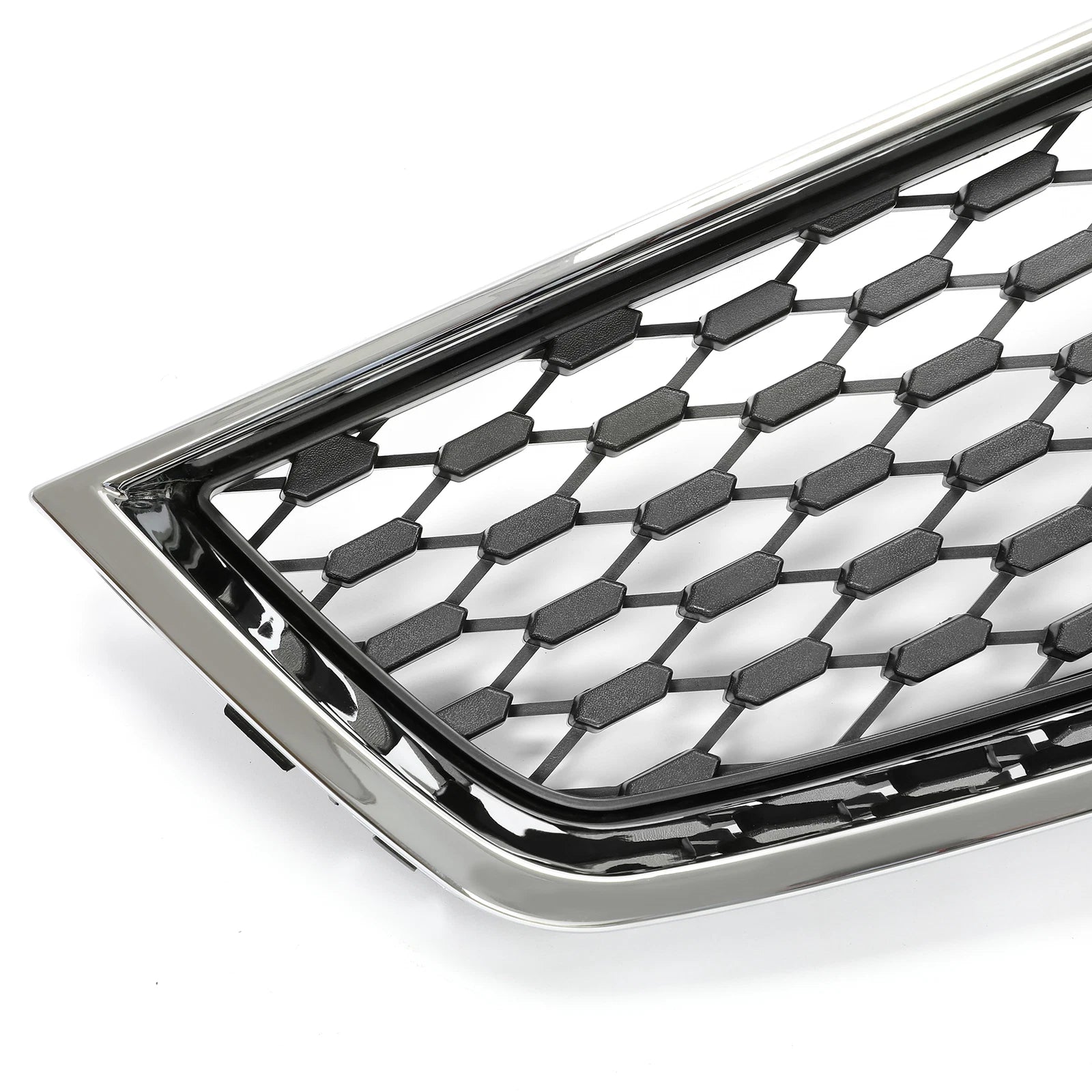 For Chevrolet Equinox 2010-2015 Chrome Front Upper &amp; Lower Bumper Grille 2Pcs