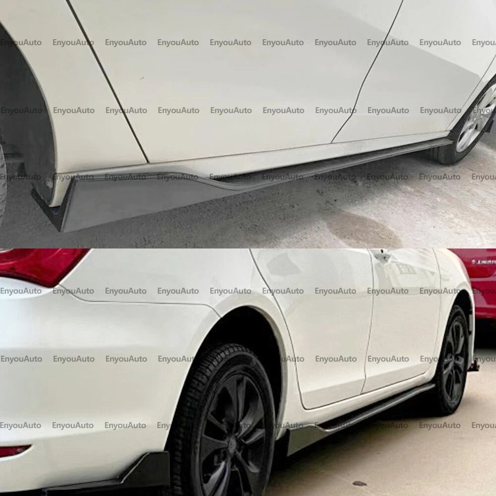 For Dodge Charger 86" Side Skirt Extension Rocker Panel Splitter Glossy Black