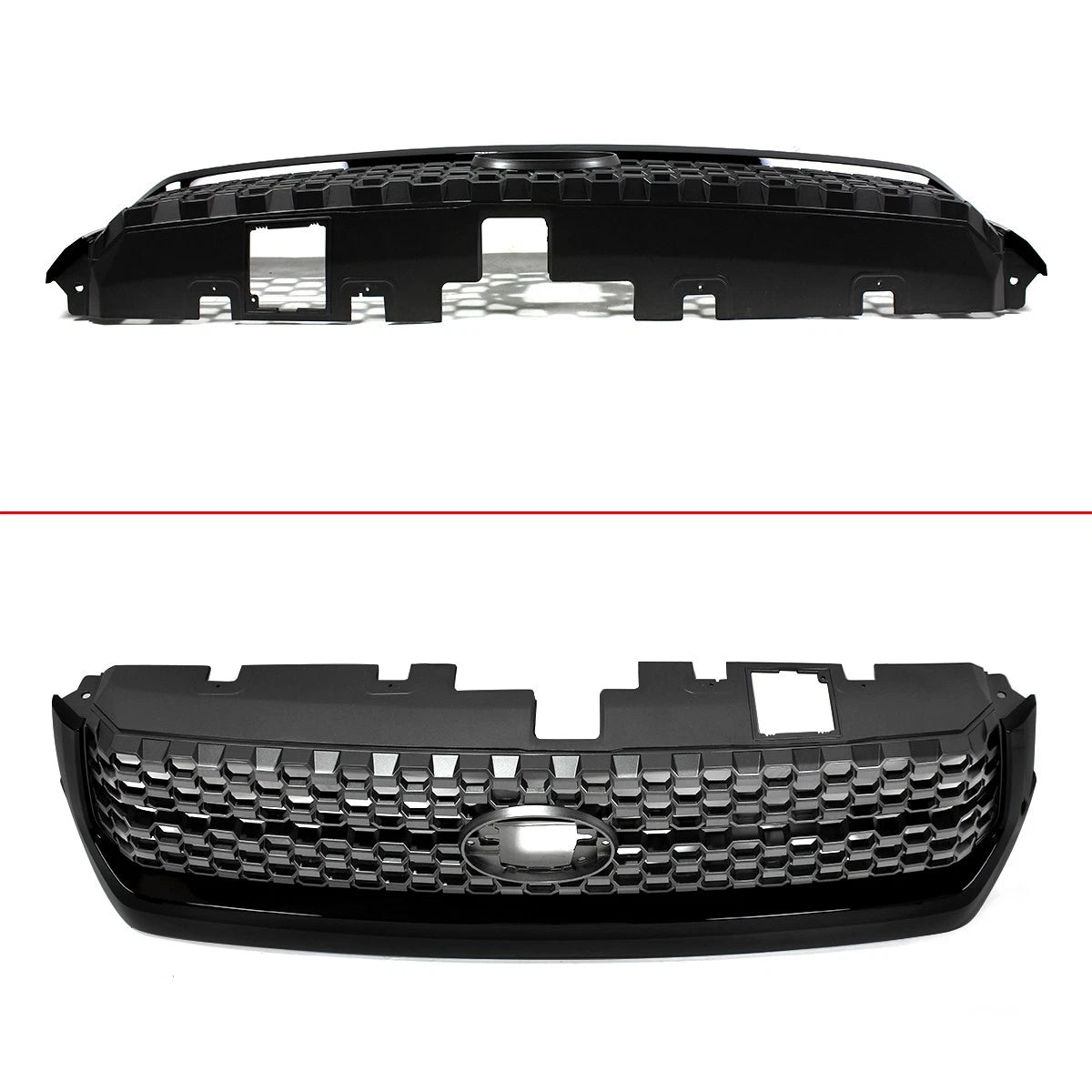 Honeycomb TRD Style Front Bumper Upper Grille Grill For 2014-2021 Toyota Tundra