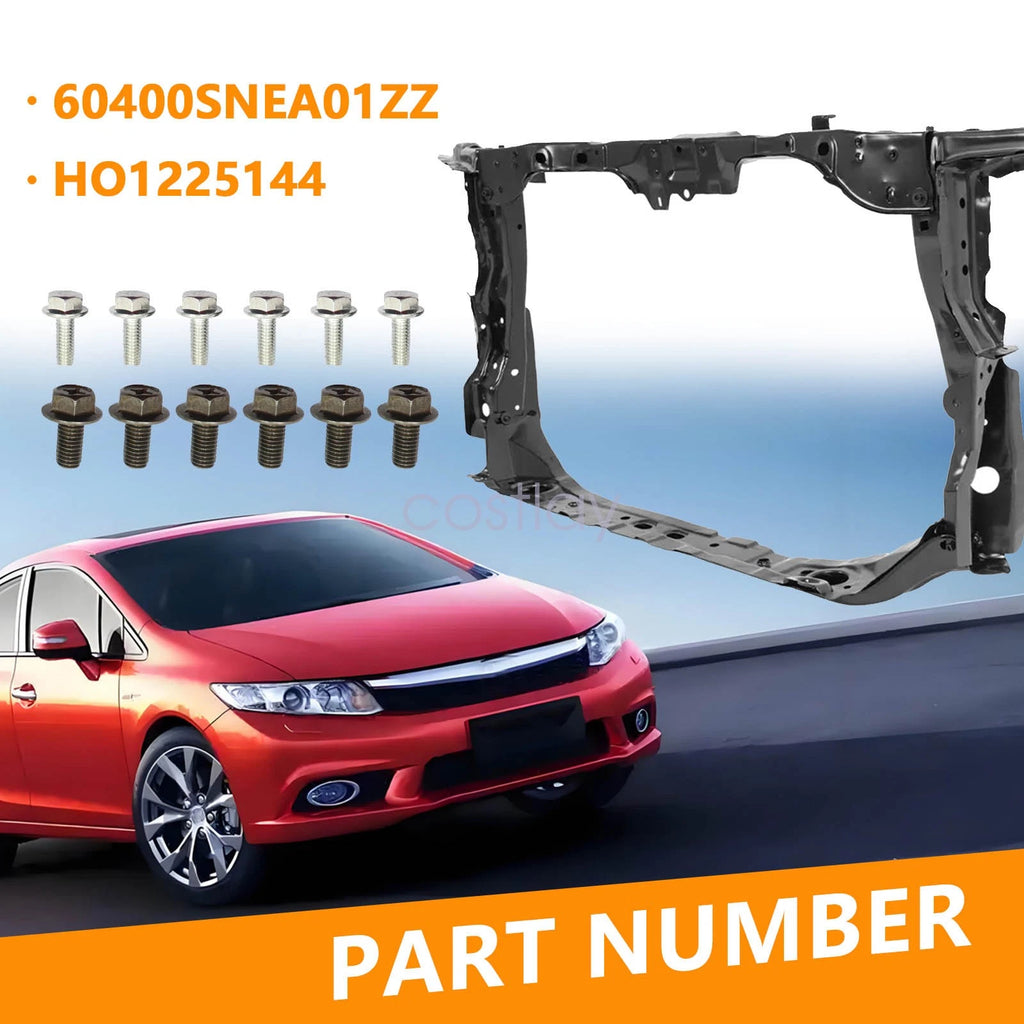 New Radiator Support Assembly 60400SNEA01ZZ For 2006-2011 Honda Civic New