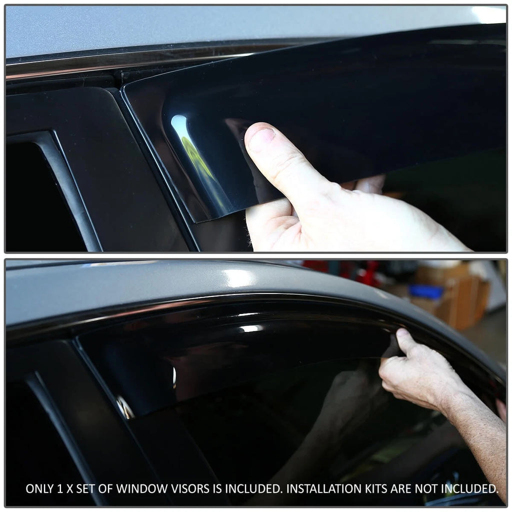 FOR 97-04 MONTERO SPORT 4PCS TINTED WINDOW VISOR/WIND DEFLECTOR VENT RAIN GUARD
