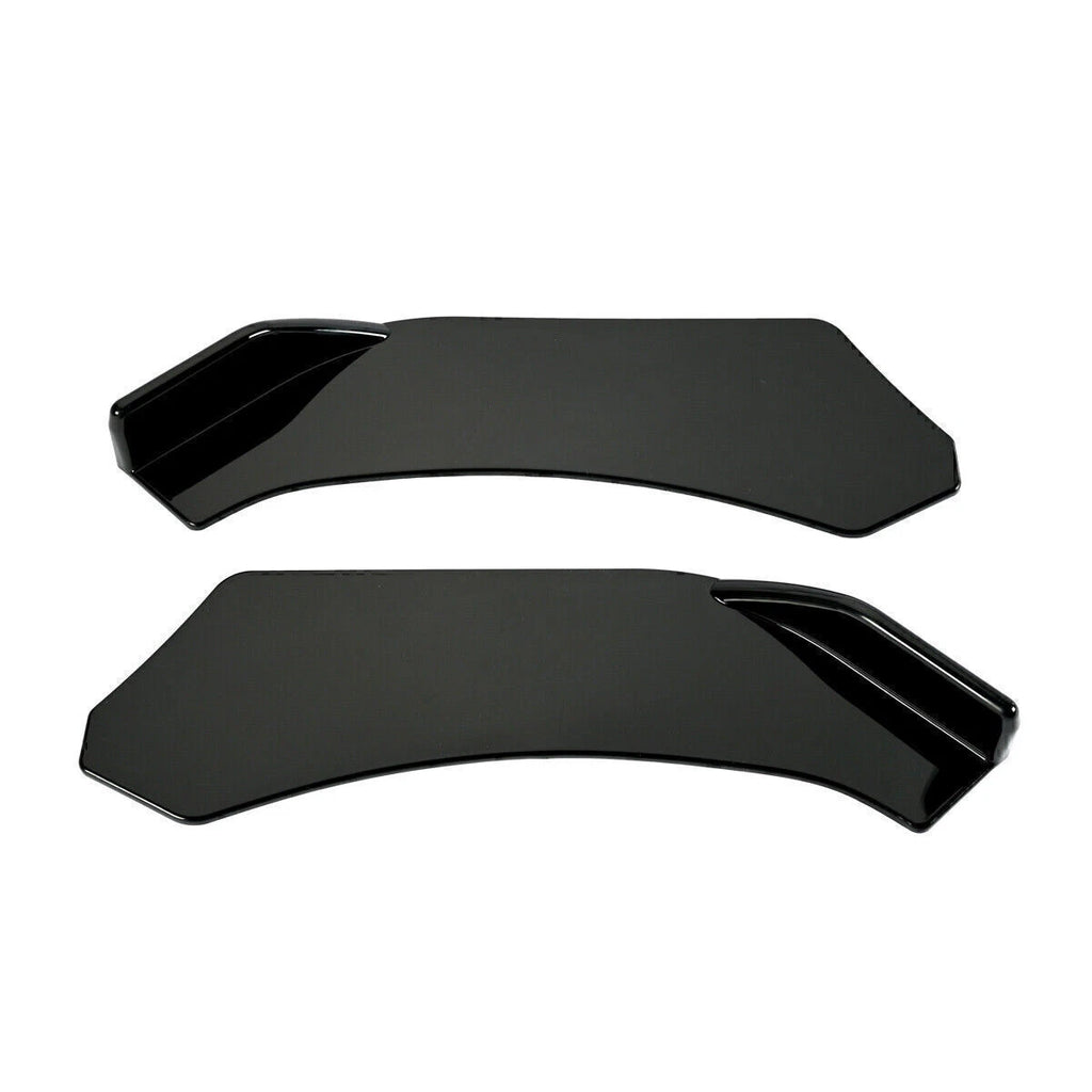 For Chevrolet Malibu 2010-2022 Gloss Front Bumper Lip Spoiler Splitter Body Kit