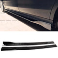 For Dodge Charger 86" Side Skirt Extension Rocker Panel Splitter Glossy Black
