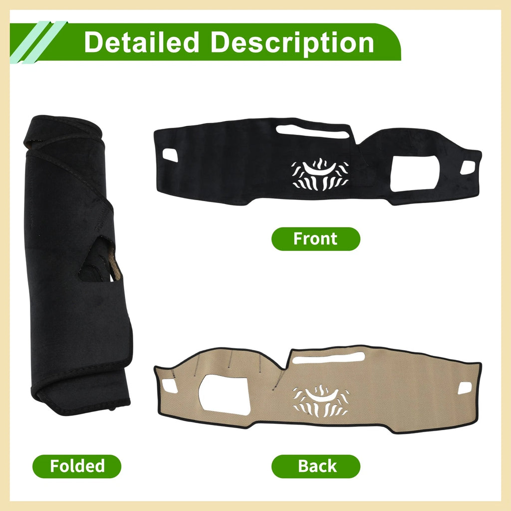 Dashboard Cover Fit for BMW 7-Series 2016-2020 Black 1 Pc
