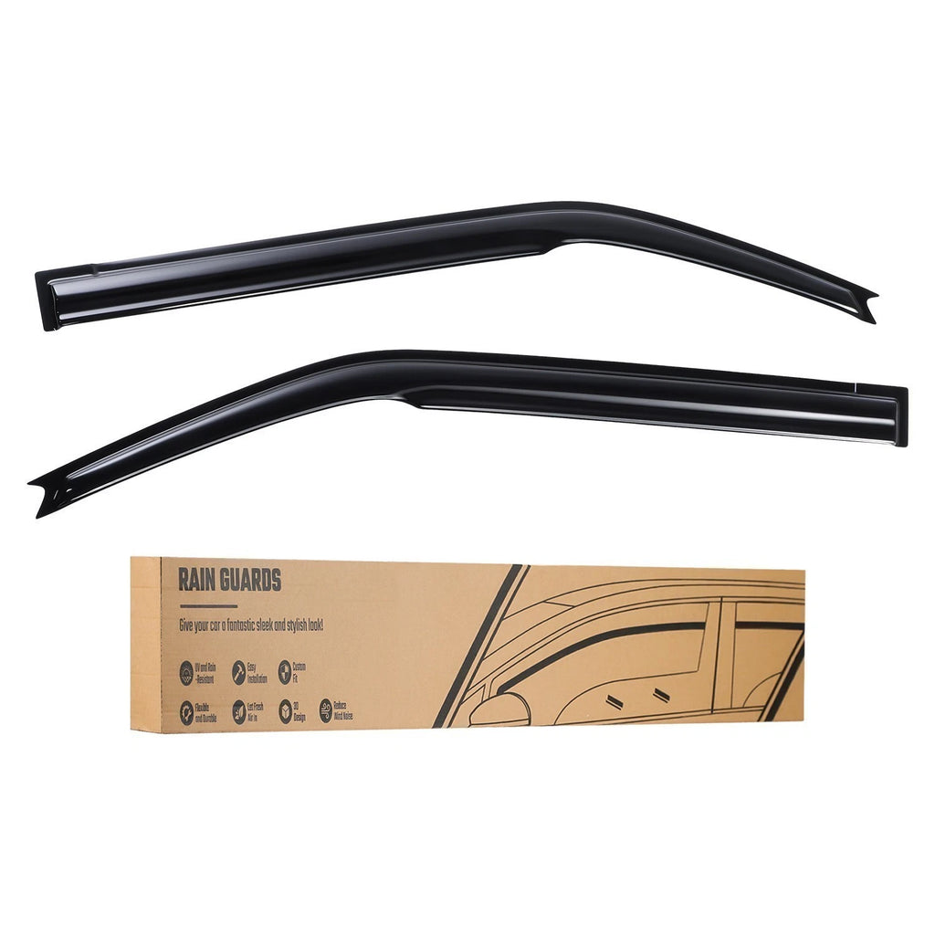For 2011-2016 Scion TC Coupe 2-Door 3D Wavy Window Visor Vent Shade Rain Guards