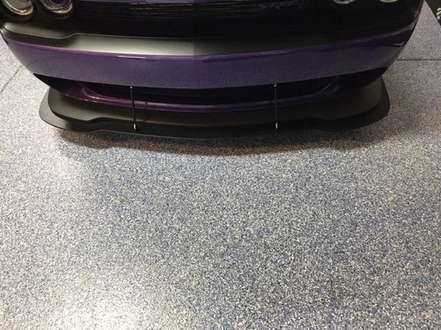 Front Lower Bumper Lip Spoiler Splitter Kit For Dodge Challenger  SRT 2012-2022