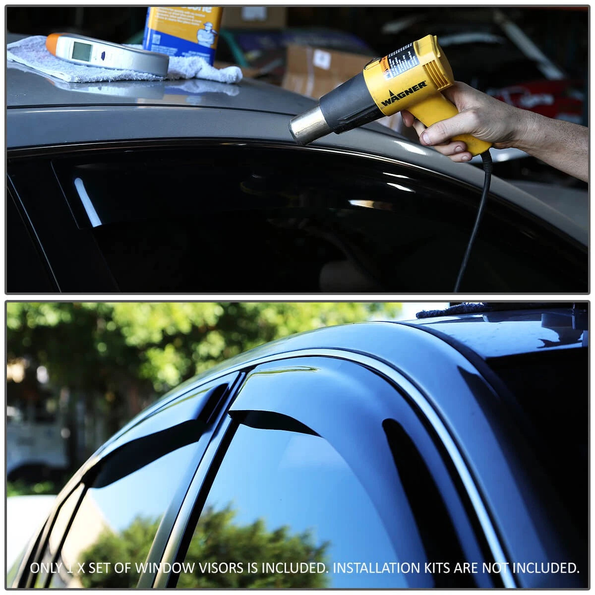 FOR 97-04 MONTERO SPORT 4PCS TINTED WINDOW VISOR/WIND DEFLECTOR VENT RAIN GUARD