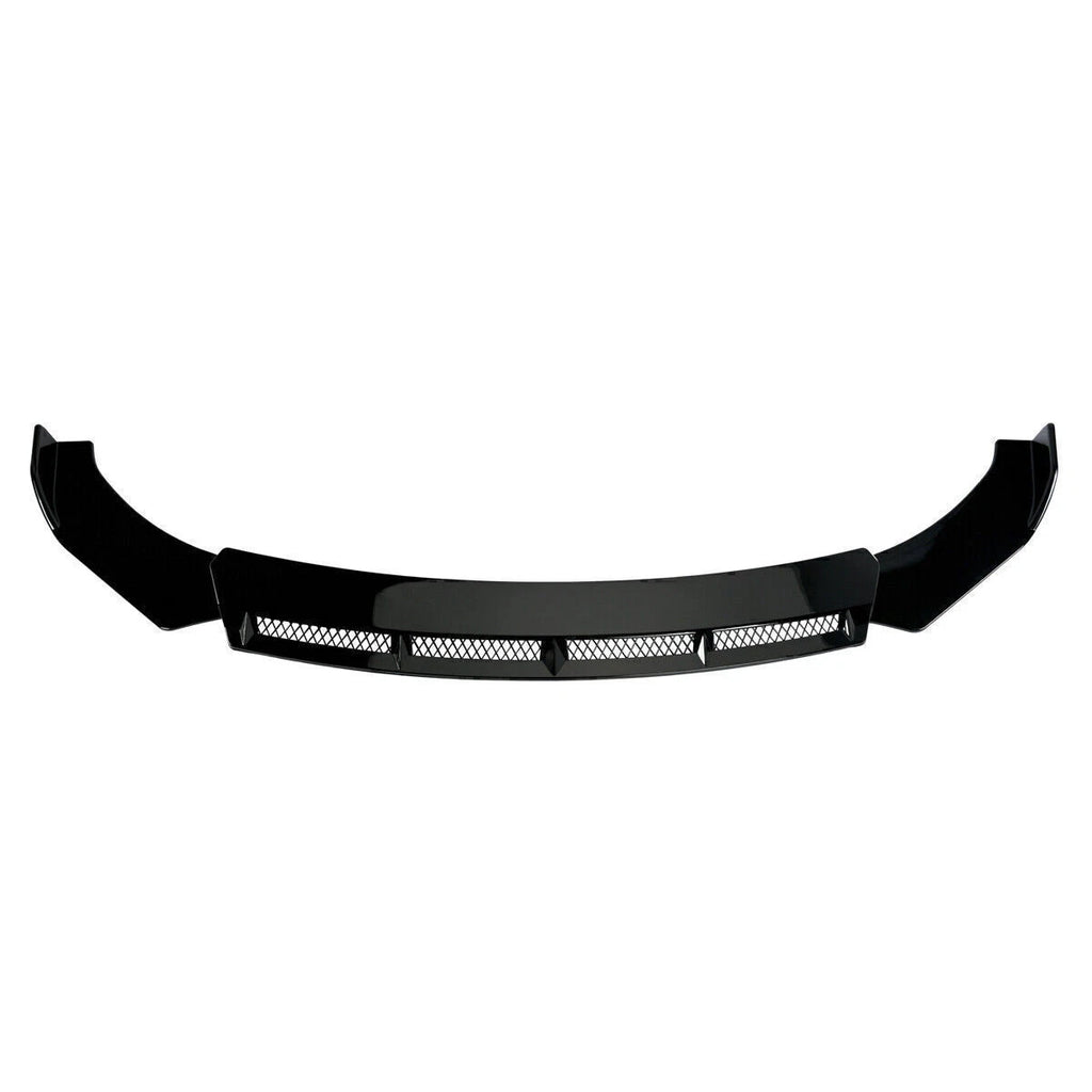For Chevrolet Malibu 2010-2022 Gloss Front Bumper Lip Spoiler Splitter Body Kit