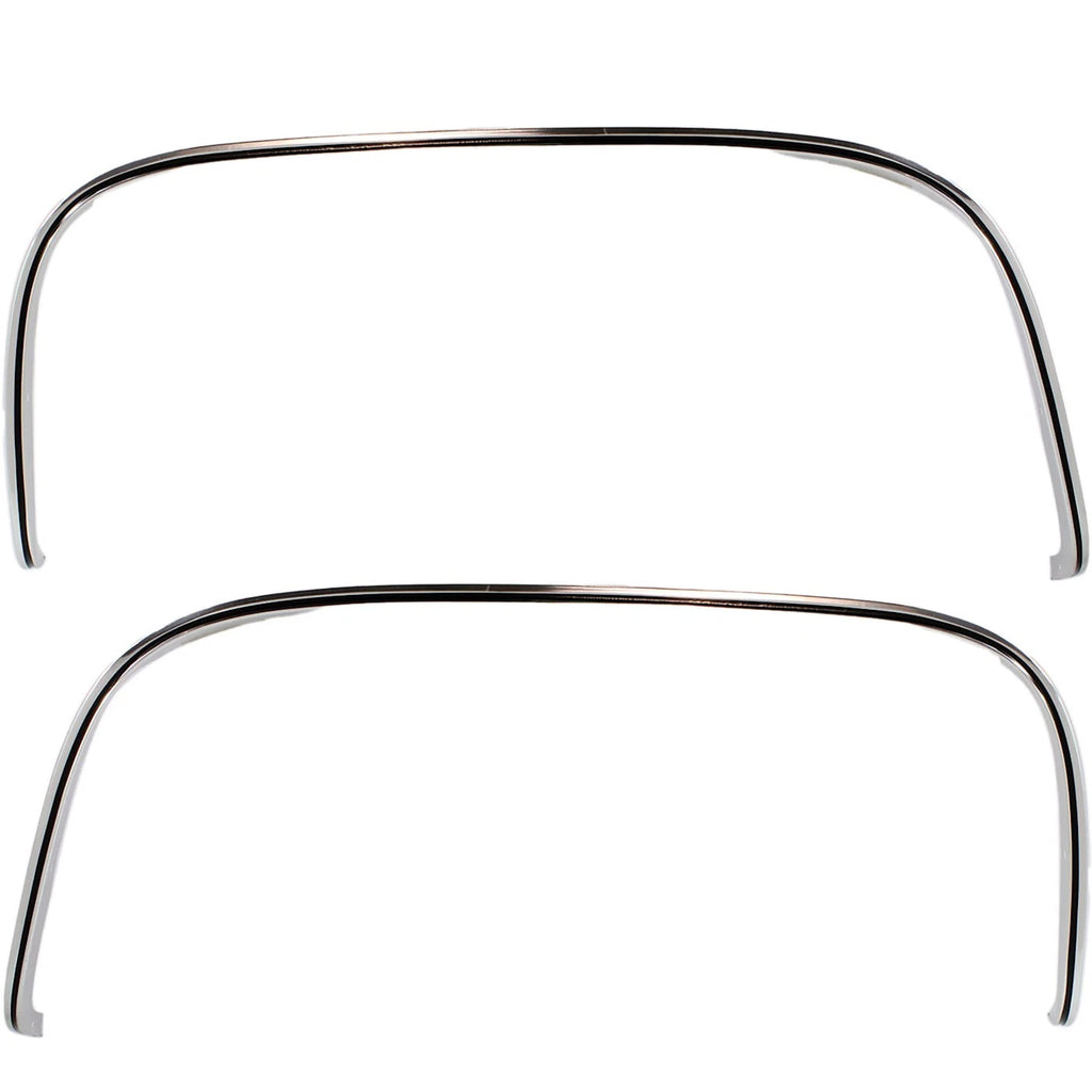 Fender Molding Trims Rear Set of 2 For Fleetside 88-99 Chevy C/K1500 88-00 C250