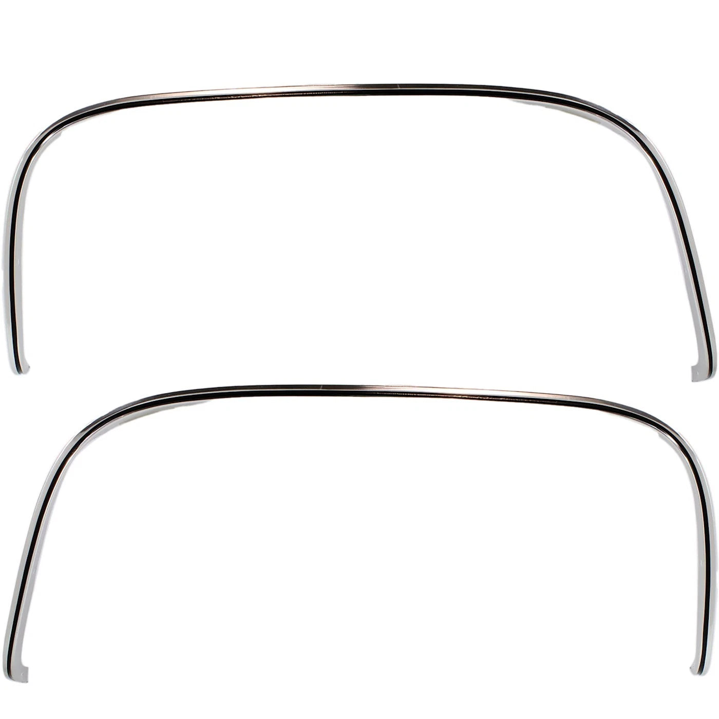 Fender Molding Trims Rear Set of 2 For Fleetside 88-99 Chevy C/K1500 88-00 C250