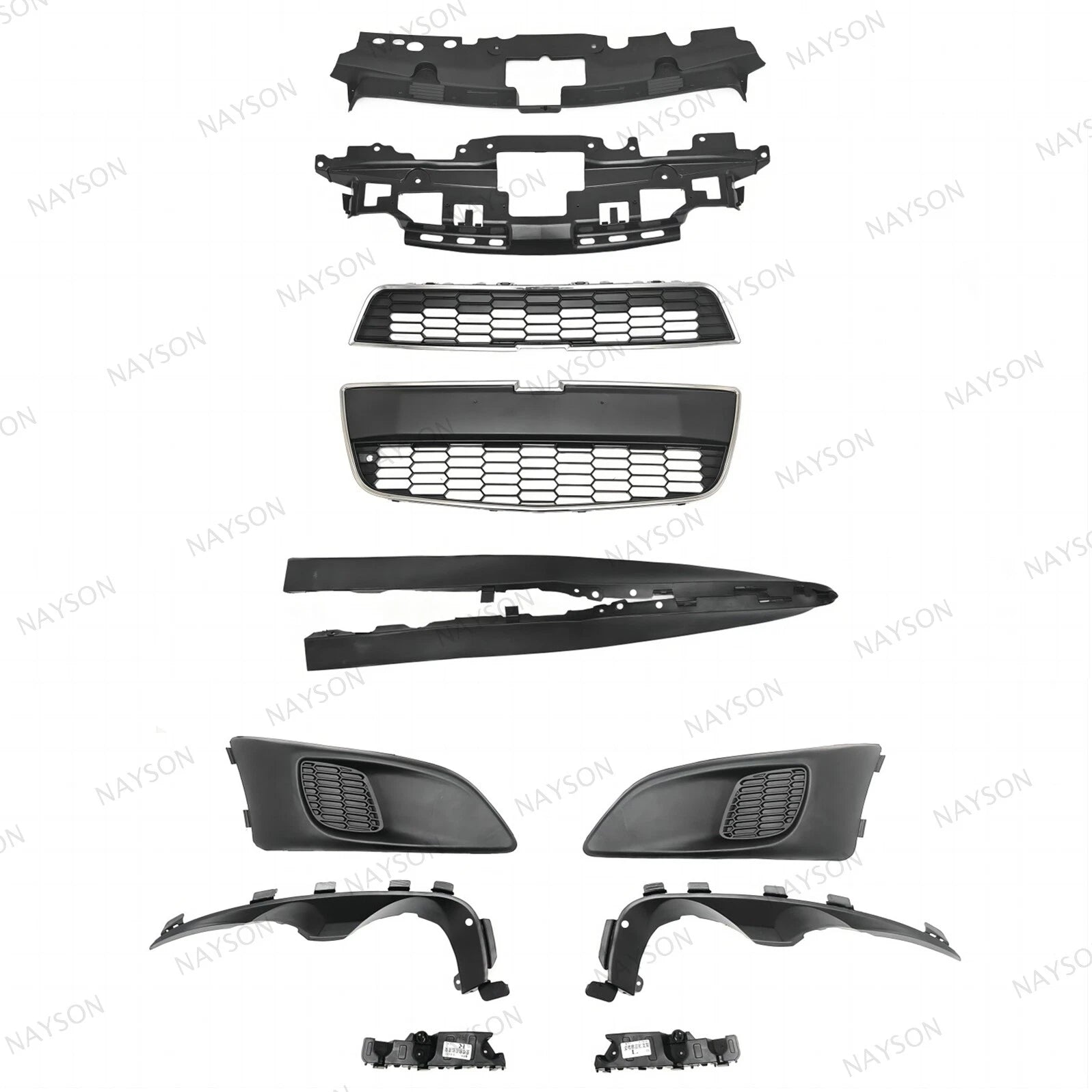 For Sonic 2012-2016 Grille/Bumper Grill/Radiator Support/Fog light Cover/Bracket