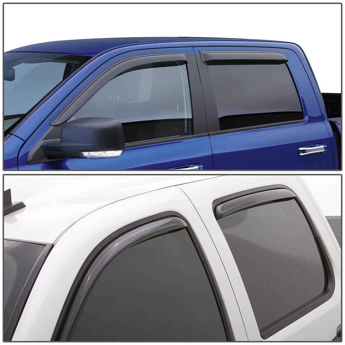 FOR 97-04 MONTERO SPORT 4PCS TINTED WINDOW VISOR/WIND DEFLECTOR VENT RAIN GUARD