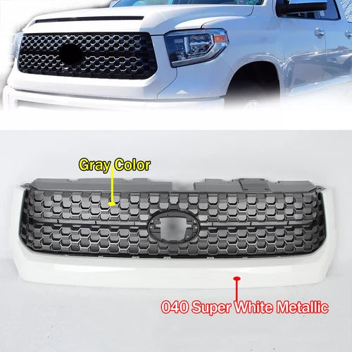 Honeycomb TRD Style Front Bumper Upper Grille Grill For 2014-2021 Toyota Tundra