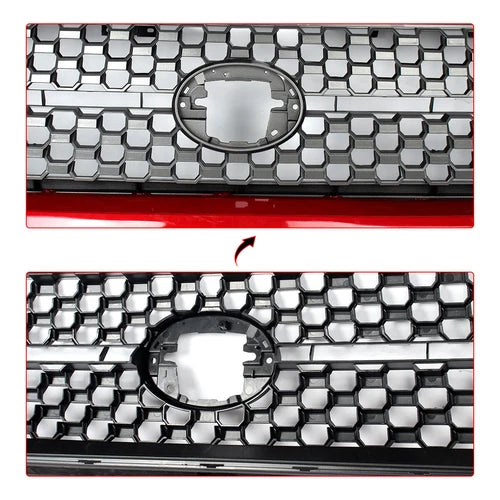 Honeycomb TRD Style Front Bumper Upper Grille Grill For 2014-2021 Toyota Tundra