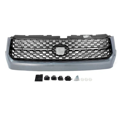 Honeycomb TRD Style Front Bumper Upper Grille Grill For 2014-2021 Toyota Tundra